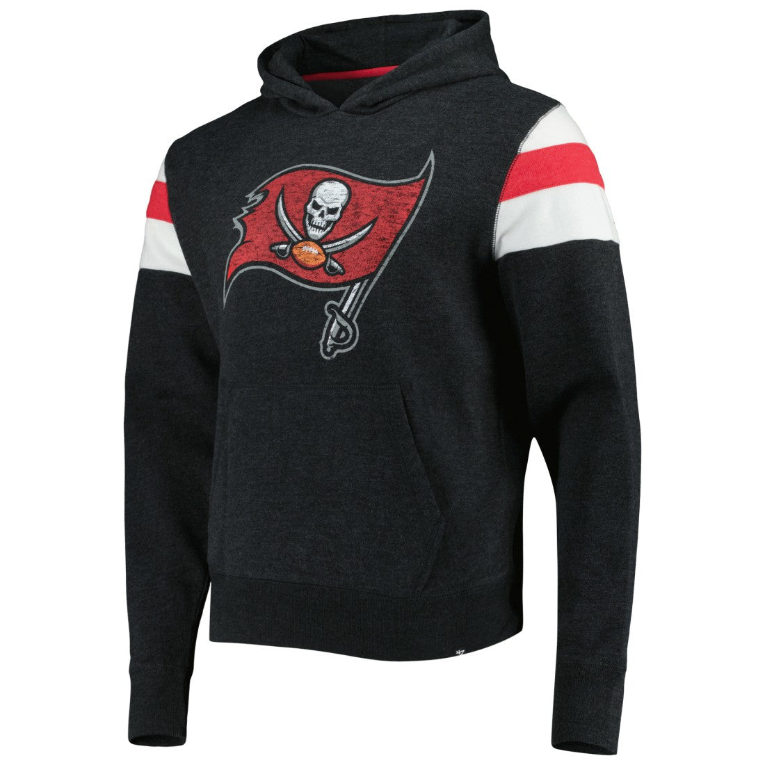 Tampa Bay Buccaneers '47 Premier Nico Pullover Hoodie - Heathered Black - 47 brand