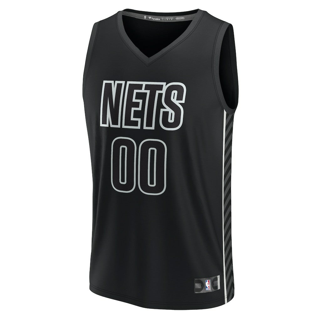Fanatics Brooklyn Nets Custom Fast Break Jersey Statement Edition Black
