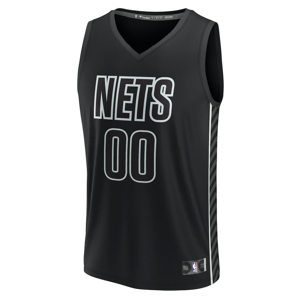 Fanatics Brooklyn Nets Custom Fast Break Jersey Statement Edition Black