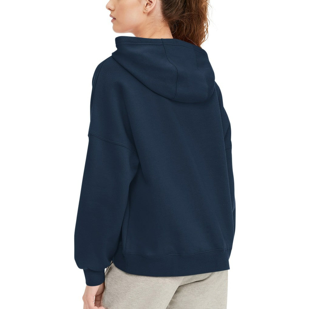 Dallas Cowboys Tommy Hilfiger Women's Becca Dropped Shoulders Pullover Hoodie - Navy - NFL