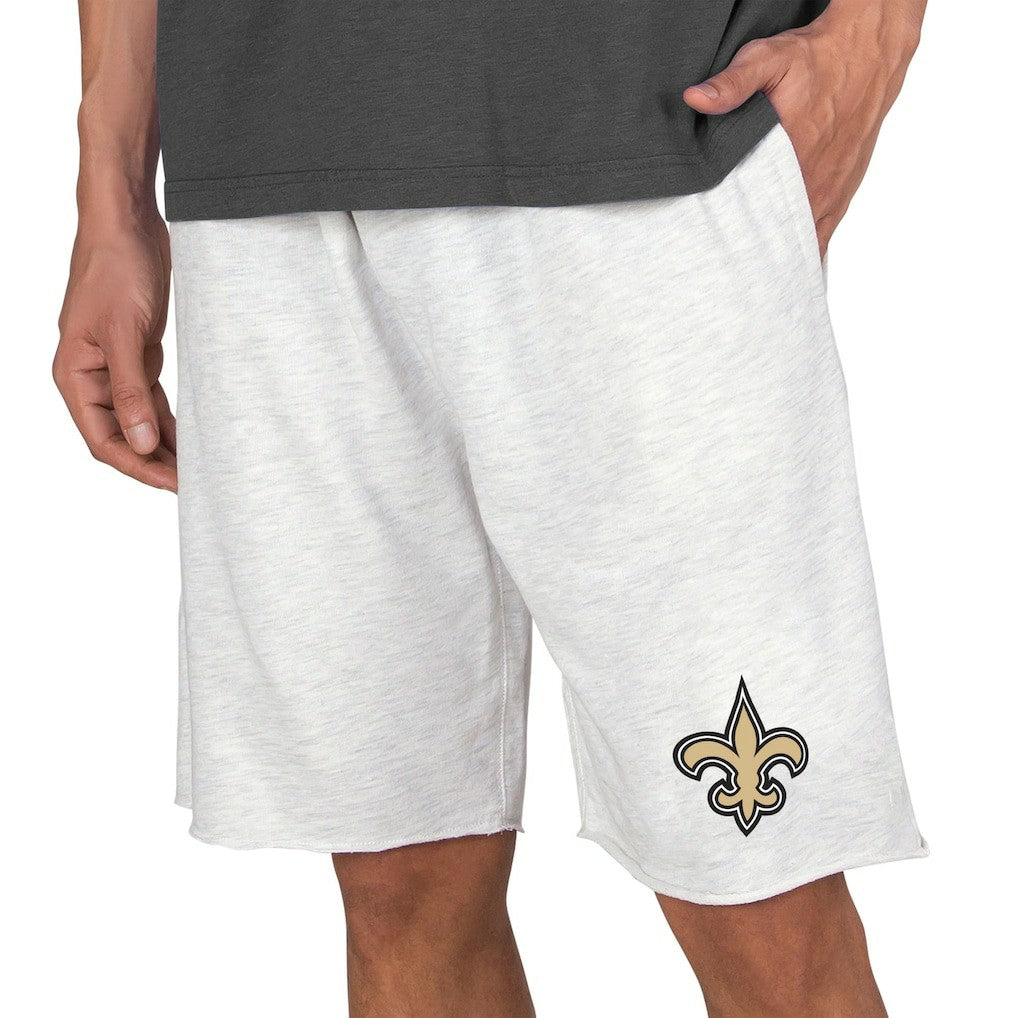 New Orleans Saints Concepts Sport Mainstream Terry Shorts - Oatmeal - NFL