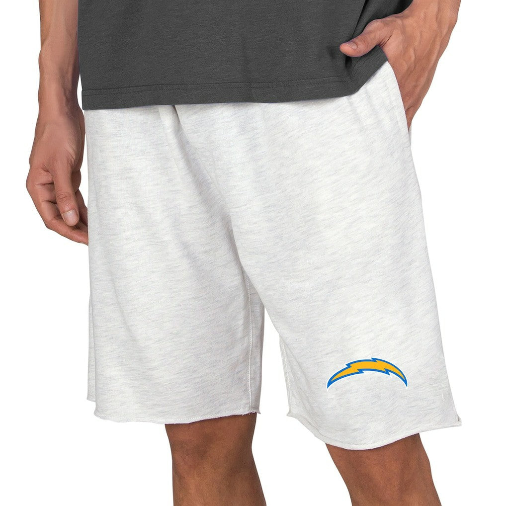 Los Angeles Chargers Concepts Sport Mainstream Terry Shorts - Oatmeal - NFL
