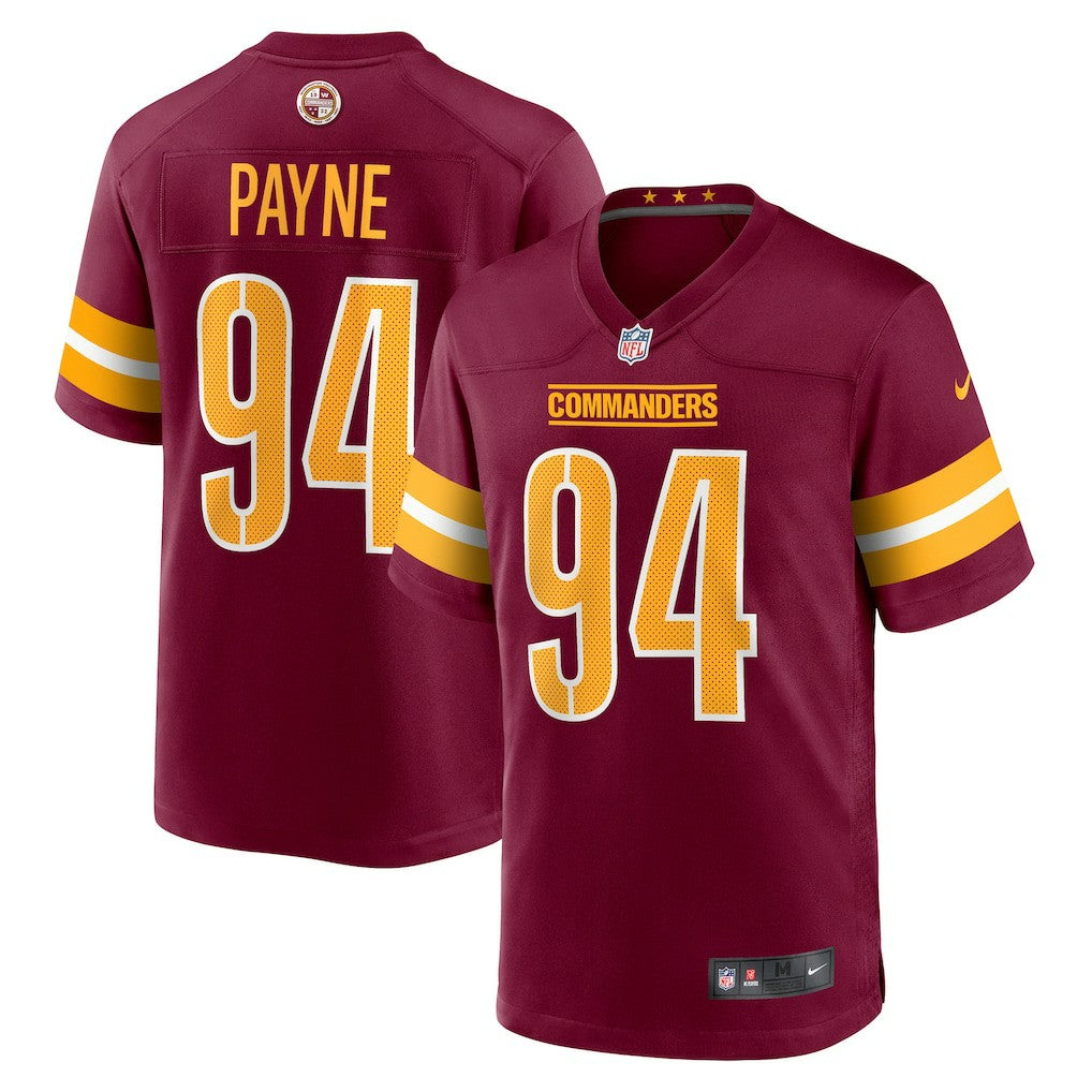 Daron Payne Washington Commanders Player Game Jersey - Burgundy - Nike