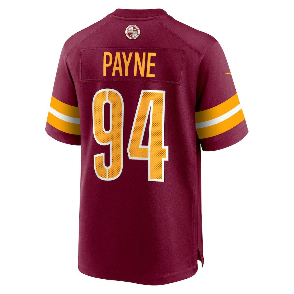 Daron Payne Washington Commanders Player Game Jersey - Burgundy - Nike