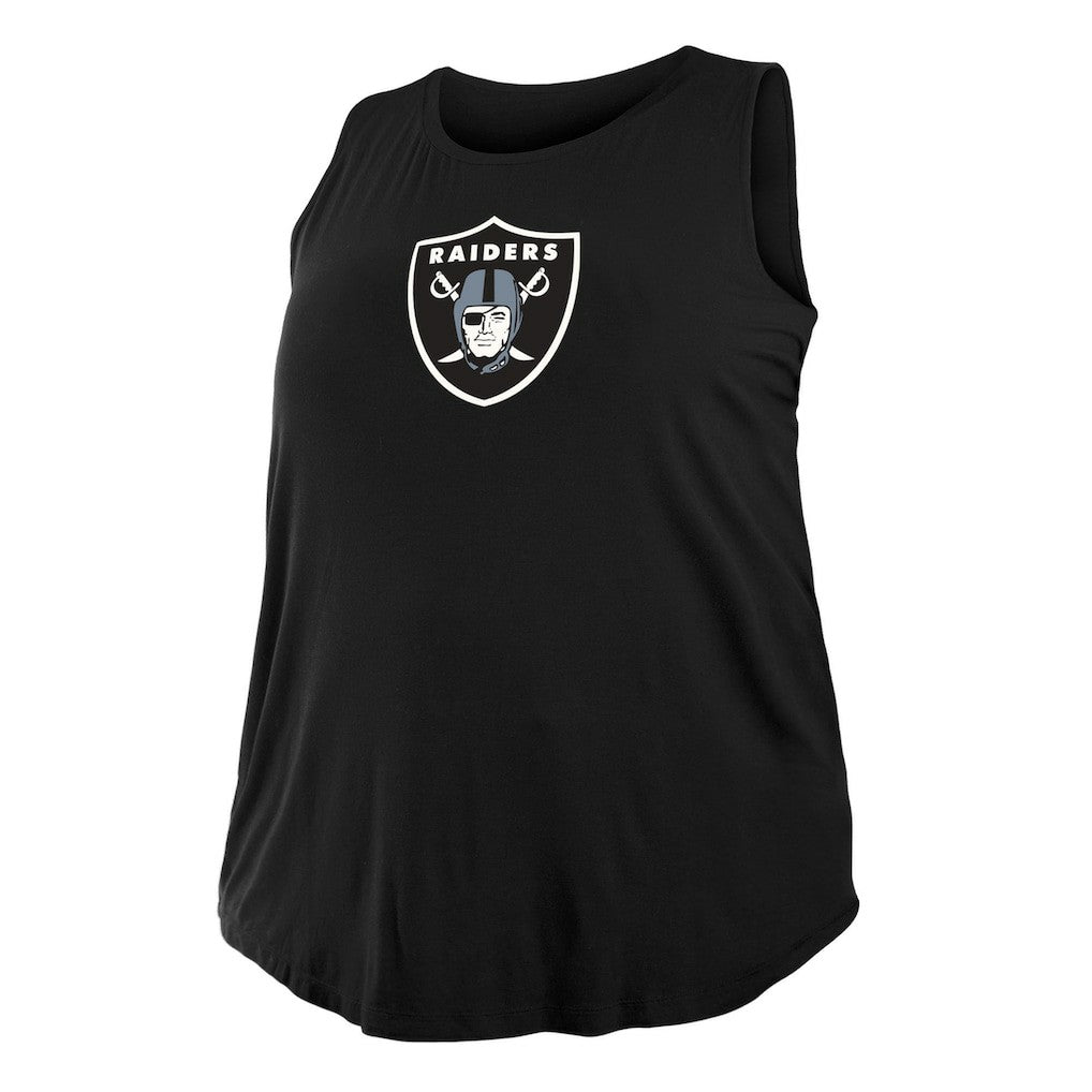 Las Vegas Raiders New Era Women's Plus Size Tank Top - Black - NFL
