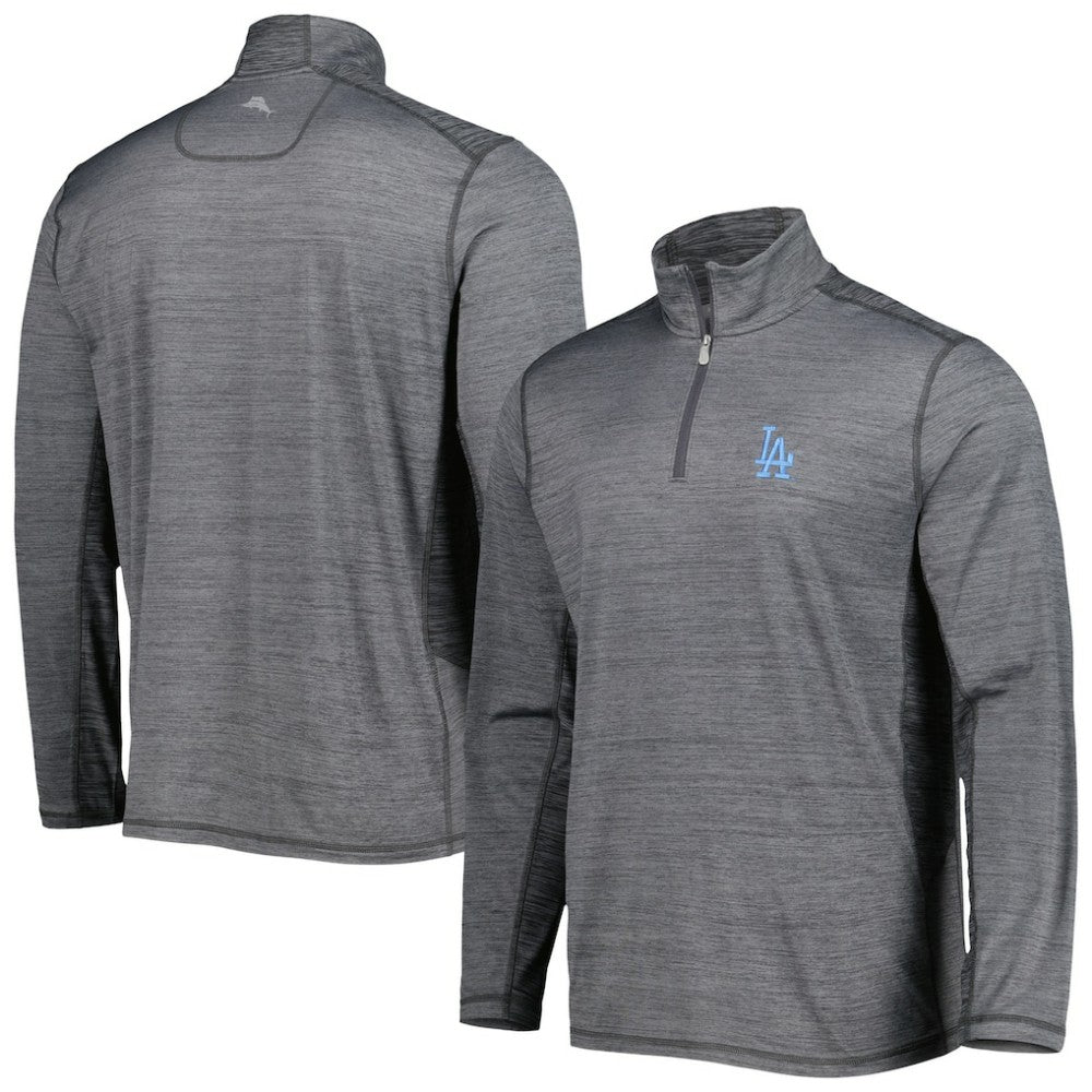 Los Angeles Dodgers Tommy Bahama Delray IslandZone Half-Zip Top Sale