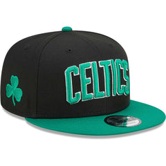 New Era Boston Celtics Jersey Hook Statement Edition 9FIFTY Snapback Hat Black/Green
