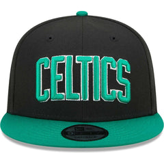New Era Boston Celtics Jersey Hook Statement Edition 9FIFTY Snapback Hat Black/Green