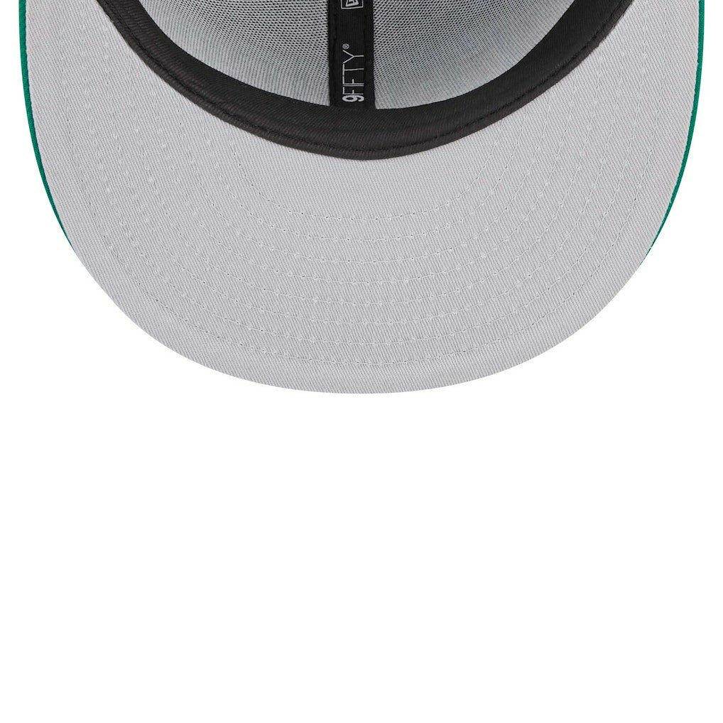 New Era Boston Celtics Jersey Hook Statement Edition 9FIFTY Snapback Hat Black/Green