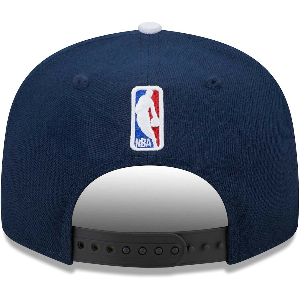New Era Dallas Mavericks Jersey Hook Statement Edition 9FIFTY Snapback Hat Navy/Gray