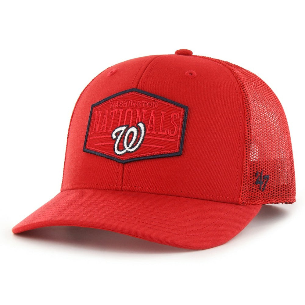 Washington Nationals '47 Ridgeline Tonal Patch Trucker Adjustable Hat for sale