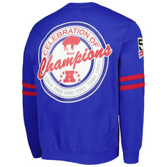 Buffalo Bills All Over 2.0 Pullover Sweatshirt - Red - Mitchell & Ness