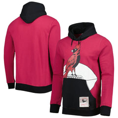 Arizona Cardinals Big Face 5.0 Pullover Hoodie - Cardinal - Mitchell & Ness