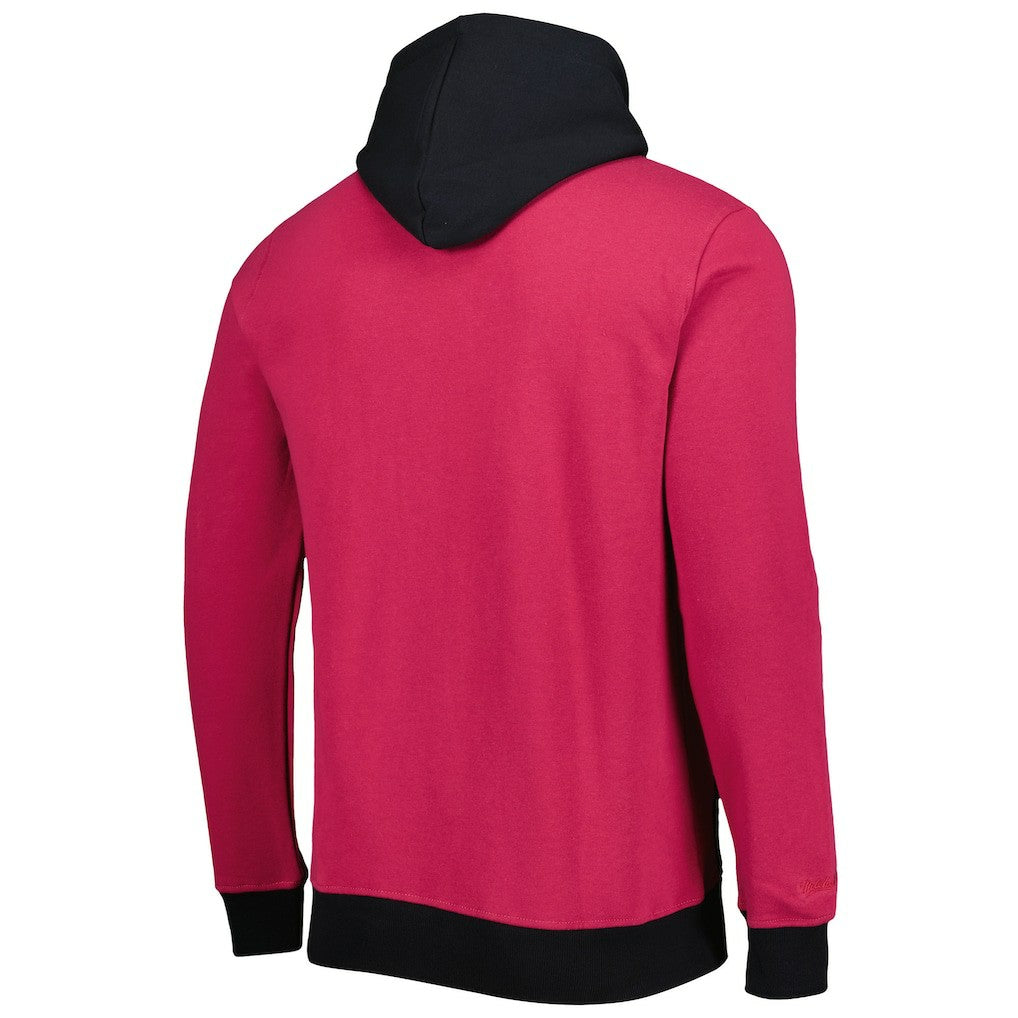 Arizona Cardinals Big Face 5.0 Pullover Hoodie - Cardinal - Mitchell & Ness