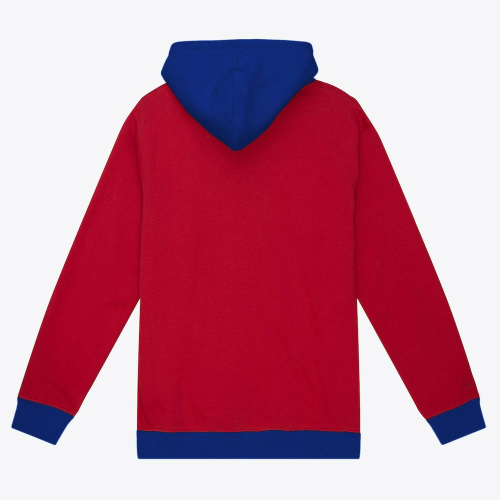 Buffalo Bills Big Face 5.0 Pullover Hoodie - Red - Mitchell & Ness