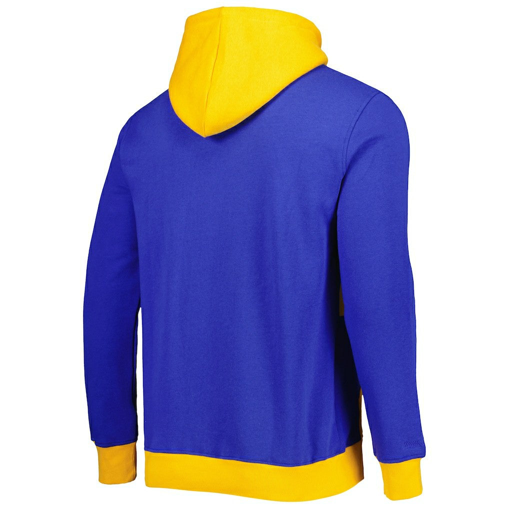 Los Angeles Rams Big Face 5.0 Pullover Hoodie - Royal - Mitchell & Ness