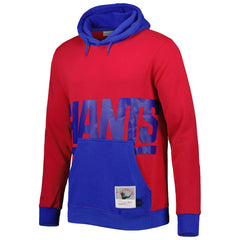 New York Giants Big Face 5.0 Pullover Hoodie - Red - Mitchell & Ness
