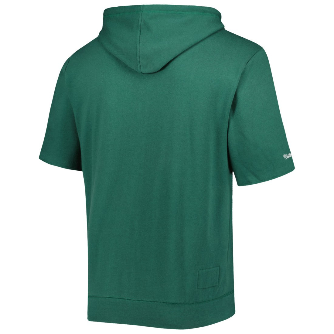 Green Bay Packers Washed Short Sleeve Pullover Hoodie - Green - Mitchell & Ness