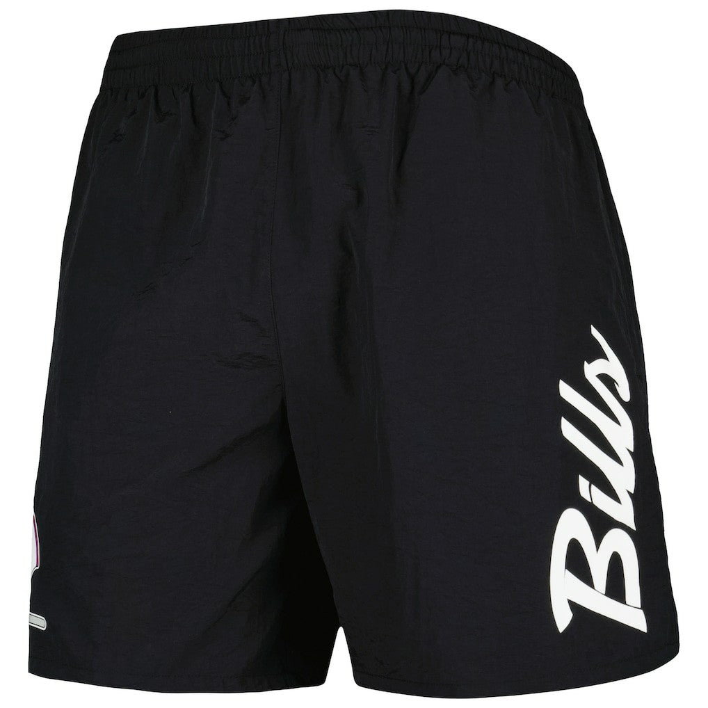 Buffalo Bills Team Essentials Nylon Shorts - Black - Mitchell & Ness