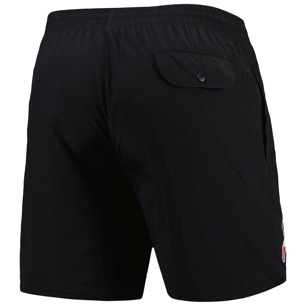New England Patriots Team Essentials Nylon Shorts - Black - Mitchell & Ness