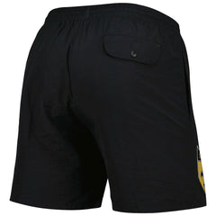 New Orleans Saints Team Essentials Nylon Shorts - Black - Mitchell & Ness