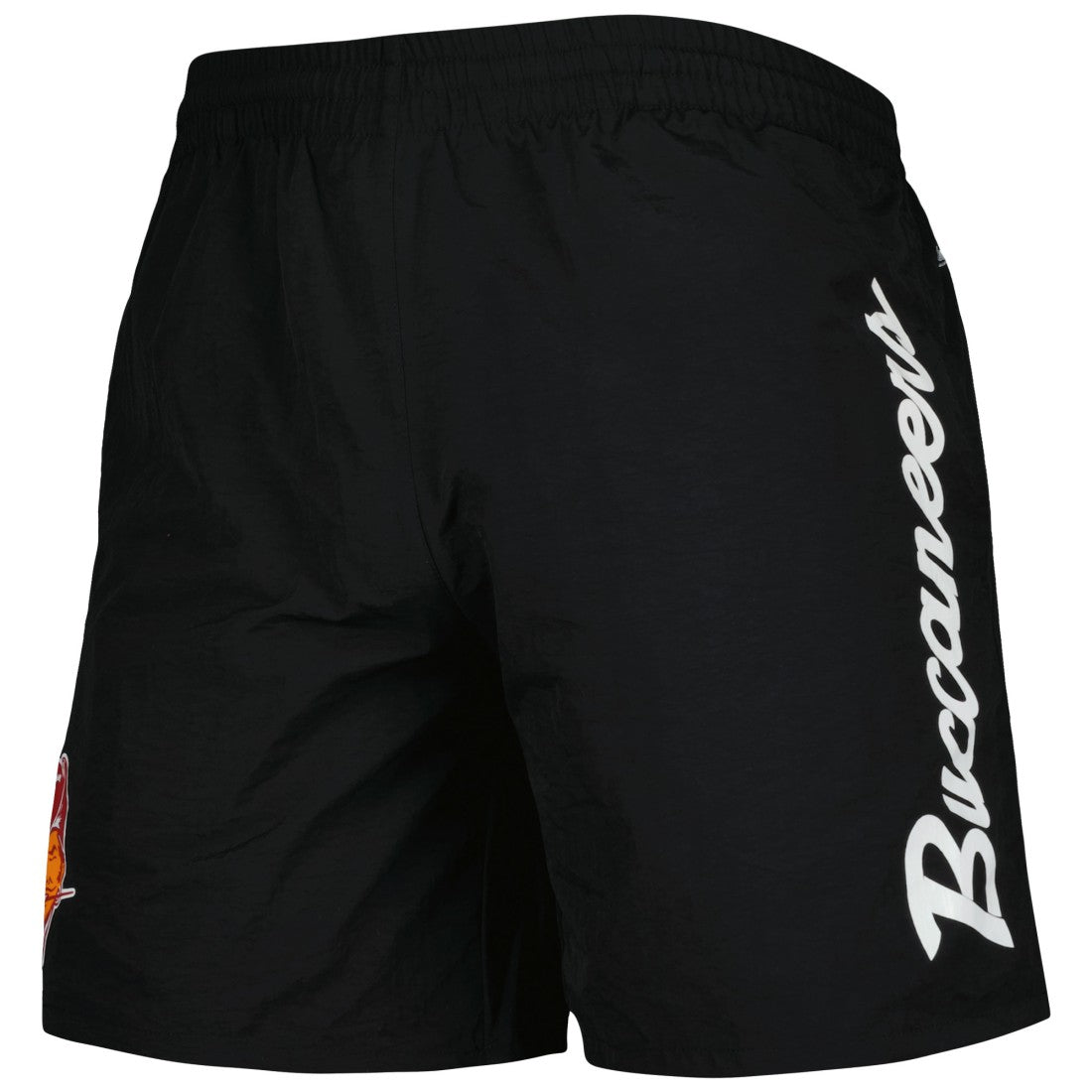 Tampa Bay Buccaneers Team Essentials Nylon Shorts - Black - Mitchell & Ness