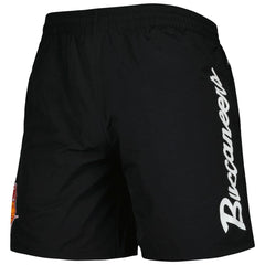 Tampa Bay Buccaneers Team Essentials Nylon Shorts - Black - Mitchell & Ness