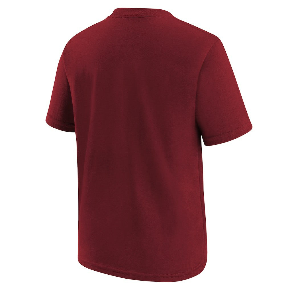 Washington Commanders Youth 90th Anniversary Logo T-Shirt - Burgundy - Nike