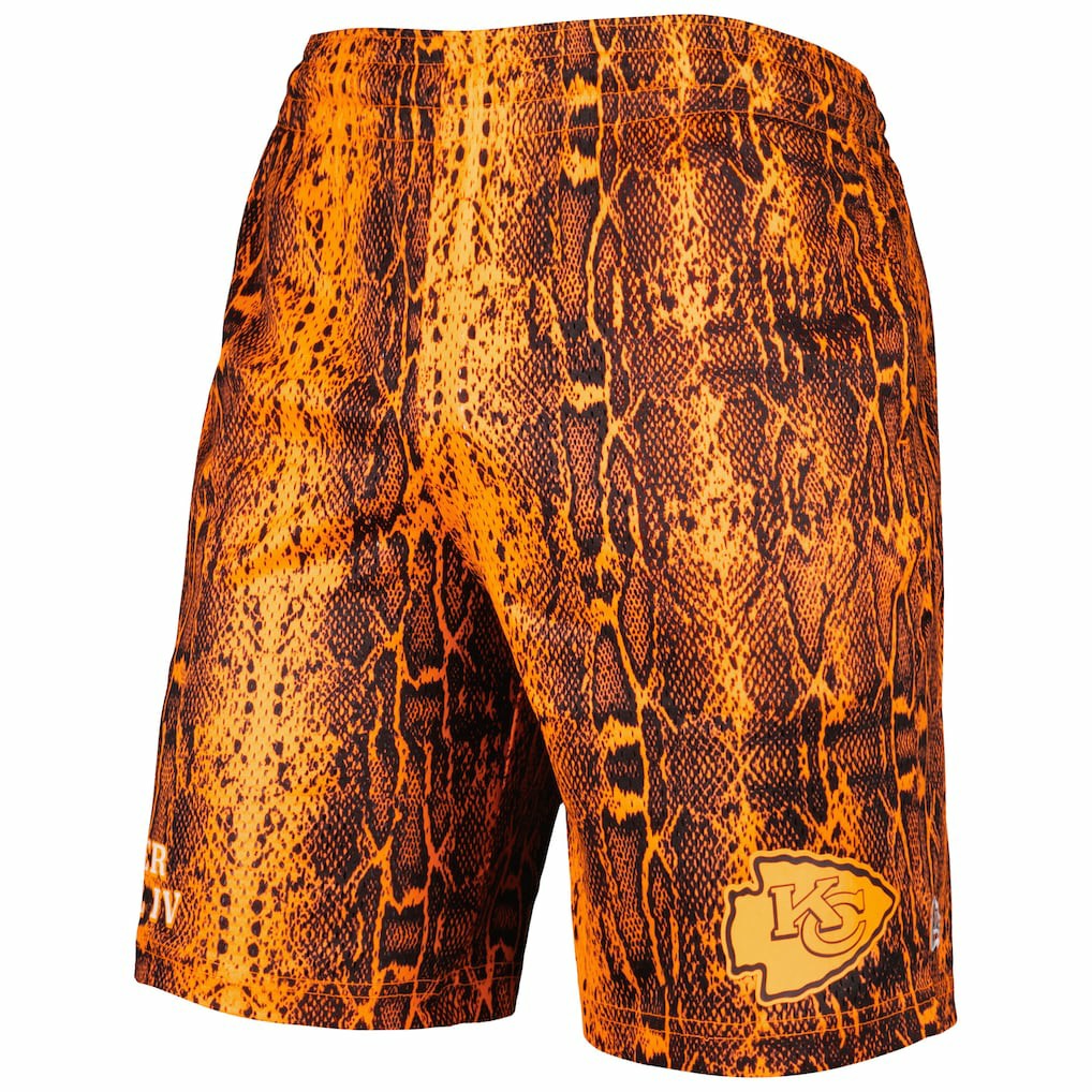 Kansas City Chiefs New Era Summer Pop Shorts - Orange - NFL