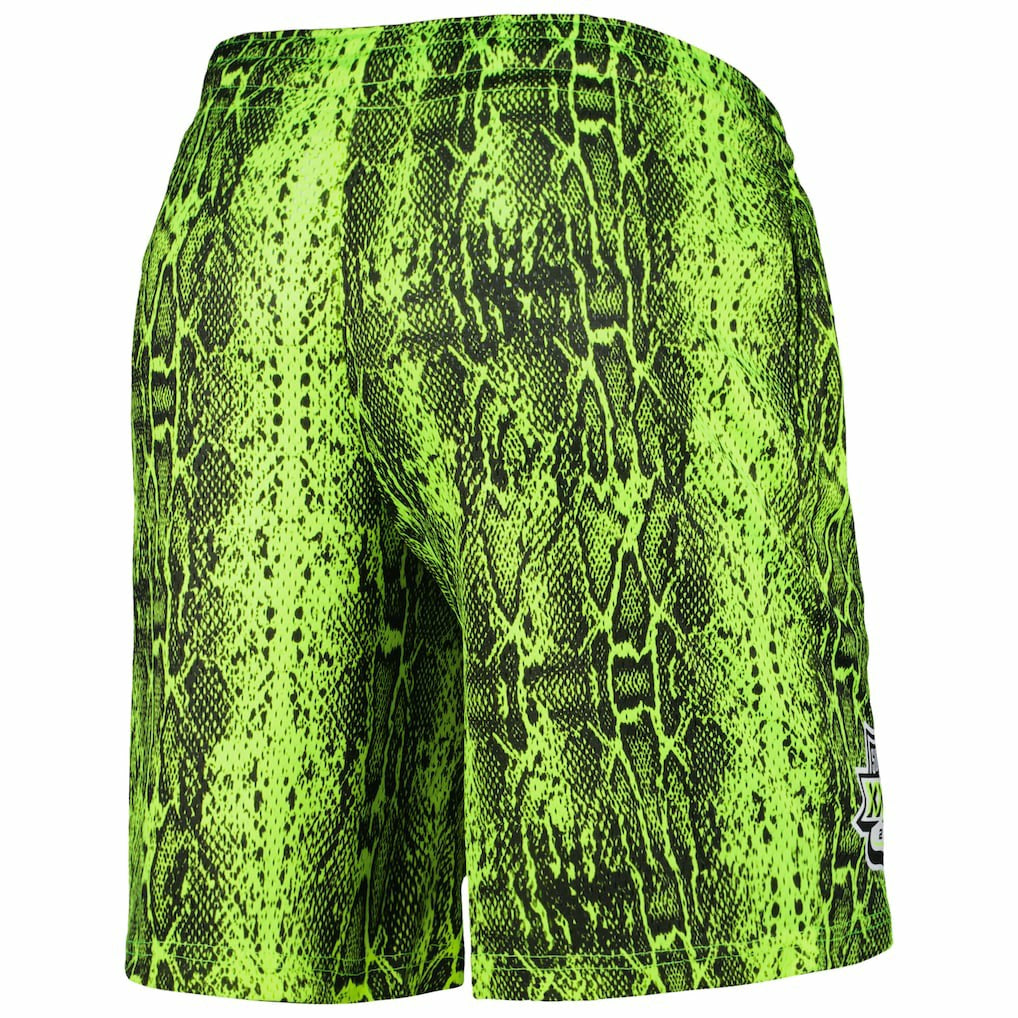 Los Angeles Rams New Era Summer Pop Shorts - Neon Green - NFL