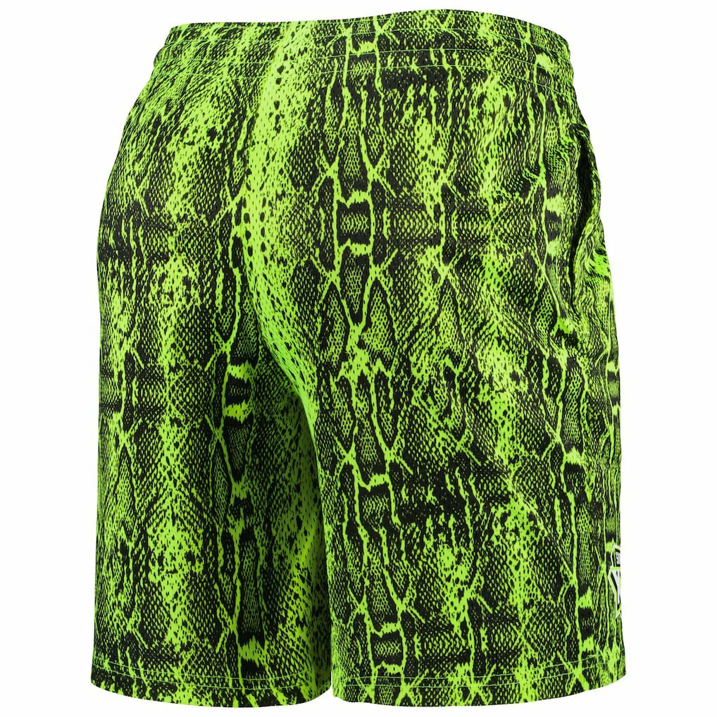 New England Patriots New Era Summer Pop Shorts - Neon Green - NFL