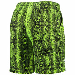 New England Patriots New Era Summer Pop Shorts - Neon Green - NFL
