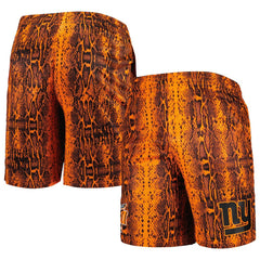 New York Giants New Era Summer Pop Shorts - Orange - NFL