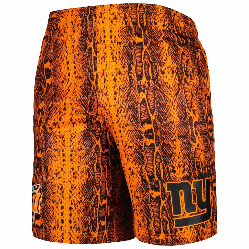 New York Giants New Era Summer Pop Shorts - Orange - NFL