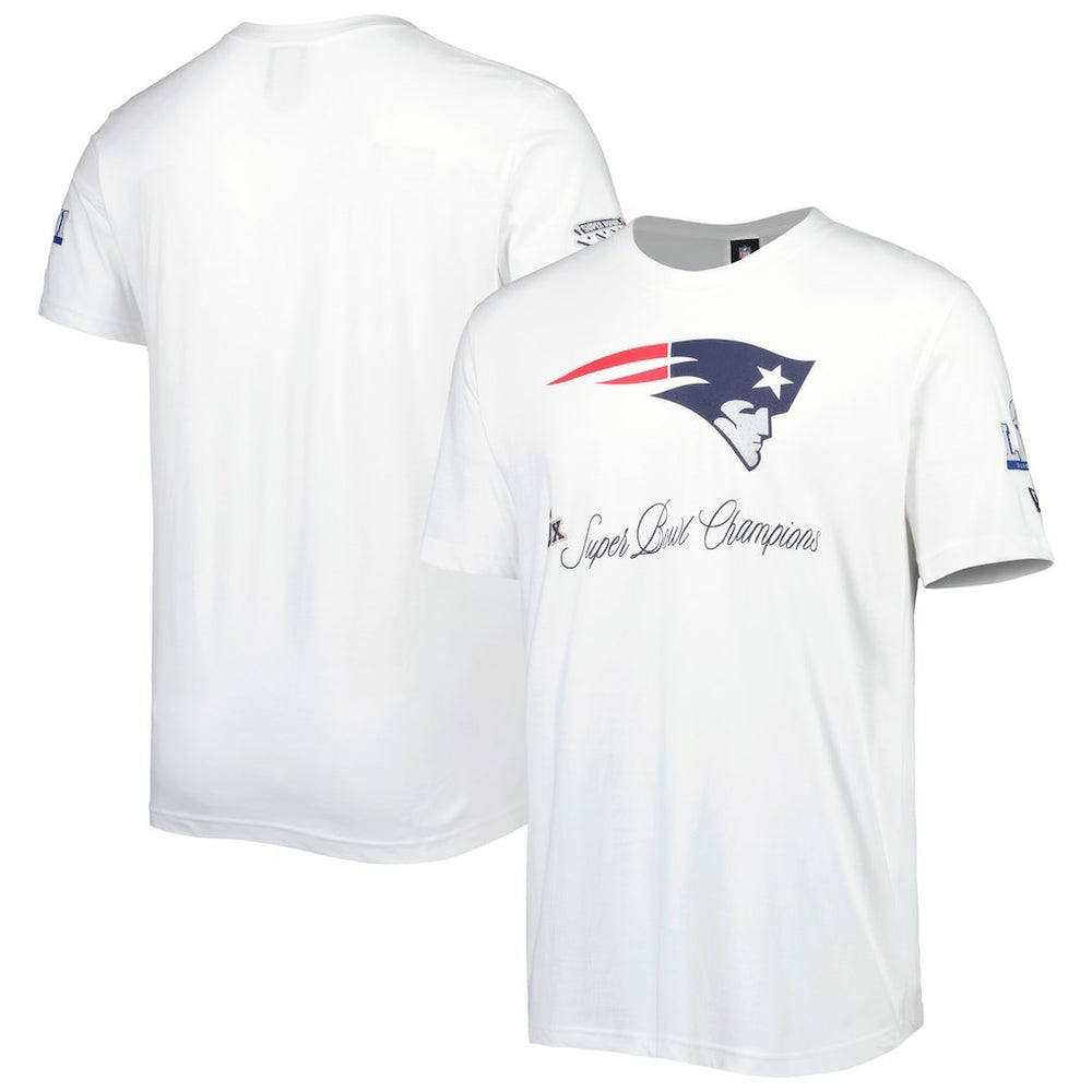New England Patriots New Era Historic Champs T-Shirt - White - NFL