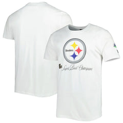 Pittsburgh Steelers New Era Historic Champs T-Shirt - White - NFL