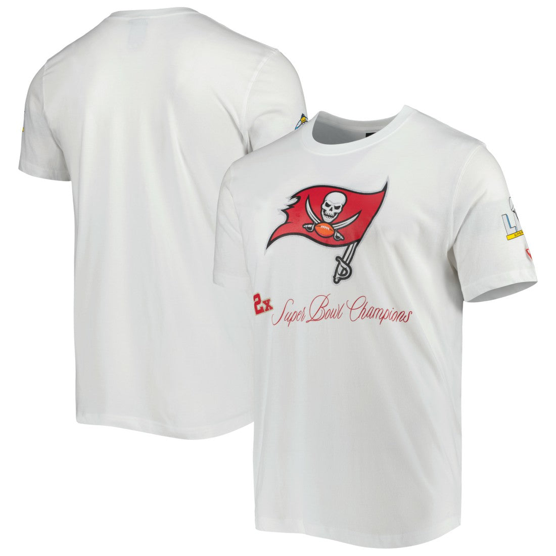 Tampa Bay Buccaneers New Era Historic Champs T-Shirt - White - NFL