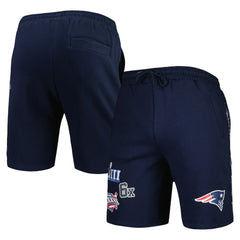 New England Patriots New Era Historic Champs Shorts - Navy - NFL