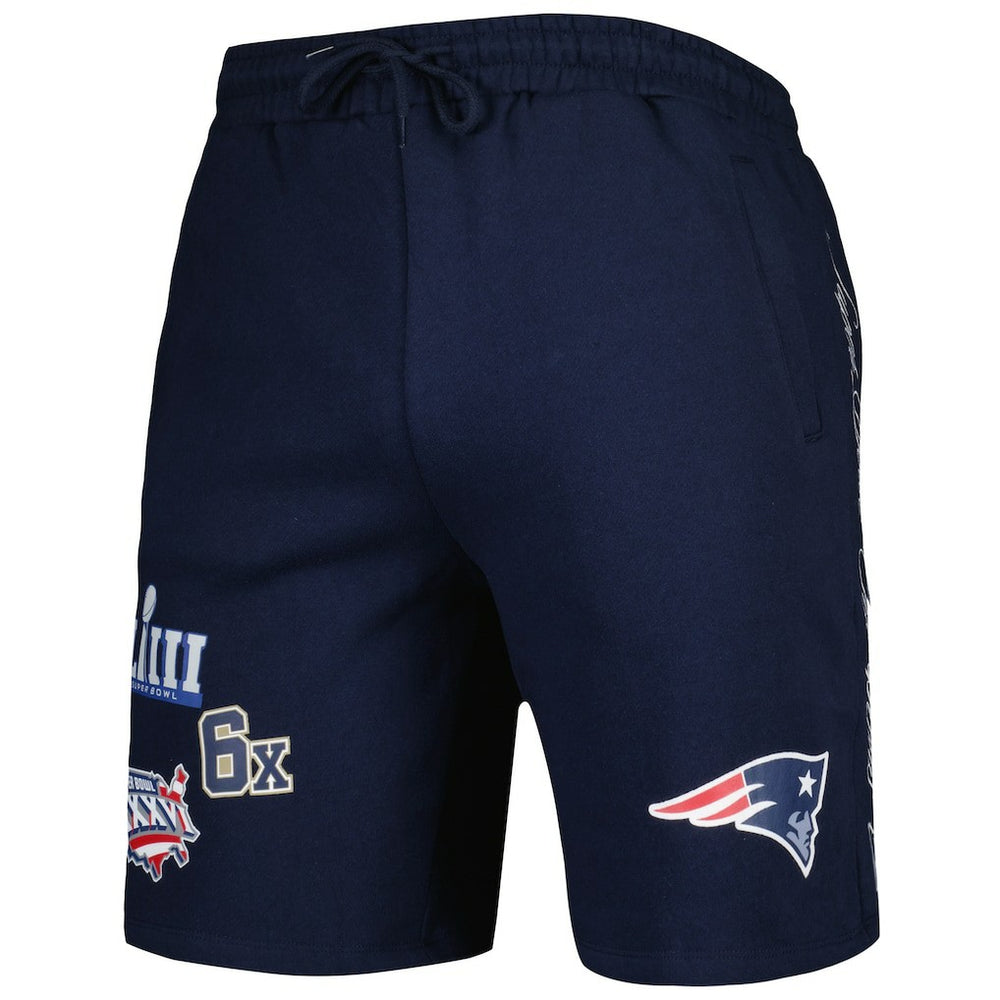New England Patriots New Era Historic Champs Shorts - Navy - NFL