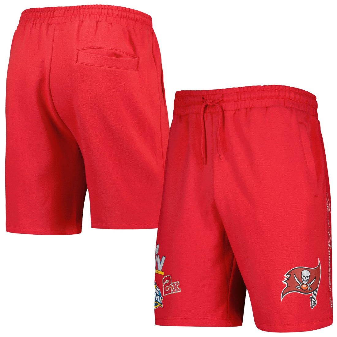 Tampa Bay Buccaneers New Era Historic Champs Shorts - Red - NFL