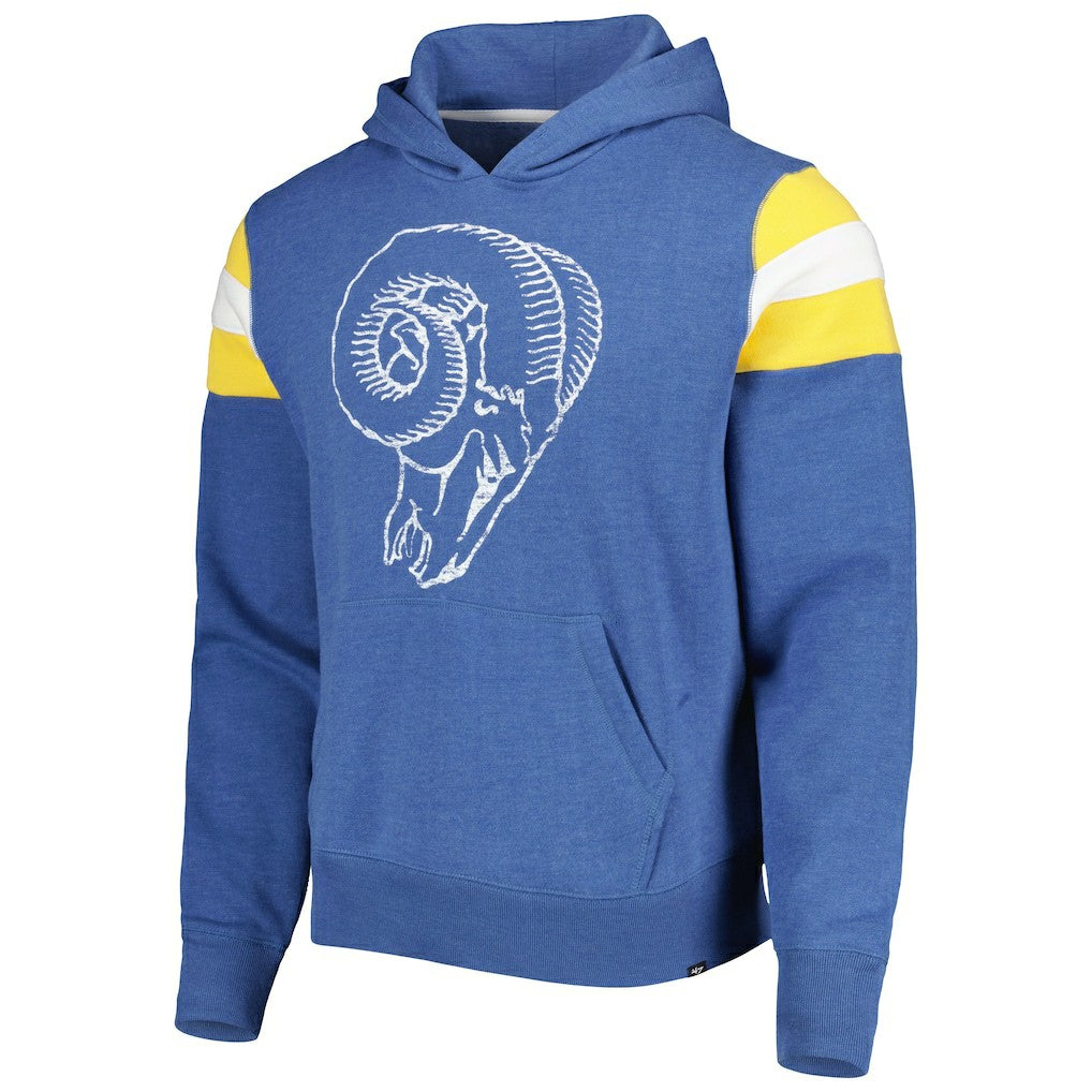 Los Angeles Rams '47 Legacy Premier Nico Pullover Hoodie - Royal - 47 brand