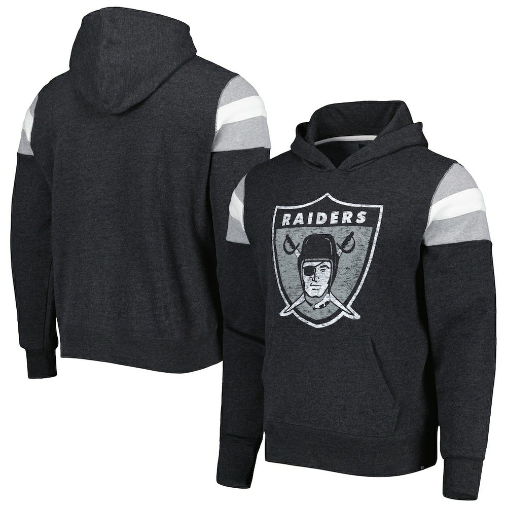 Las Vegas Raiders '47 Legacy Premier Nico Pullover Hoodie - Black - 47 brand