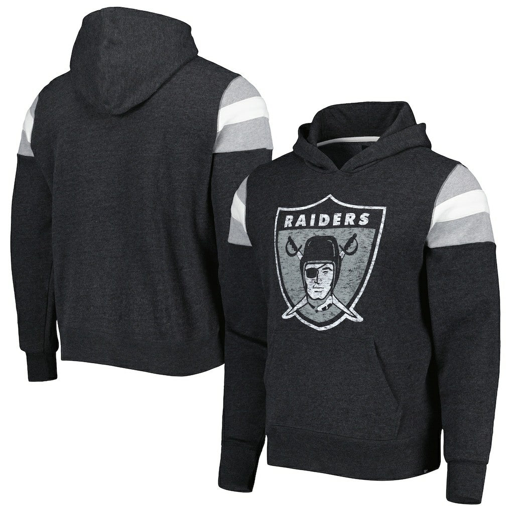 Las Vegas Raiders '47 Legacy Premier Nico Pullover Hoodie - Black - 47 brand