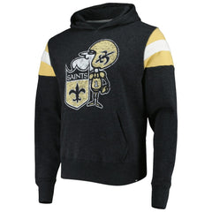 New Orleans Saints '47 Legacy Premier Nico Pullover Hoodie - Black - 47 brand