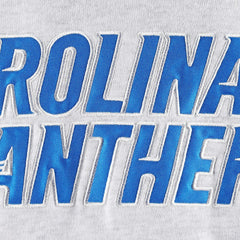 Carolina Panthers '47 Gridiron Lace-Up Pullover Hoodie - Heather Gray - 47 brand