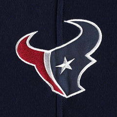 Houston Texans '47 Gridiron Lace-Up Pullover Hoodie - Heather Gray - 47 brand