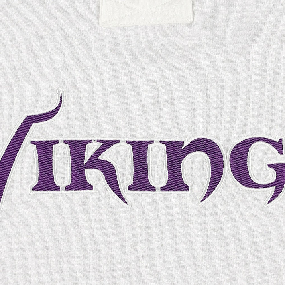 Minnesota Vikings '47 Gridiron Lace-Up Pullover Hoodie - Heather Gray - 47 brand