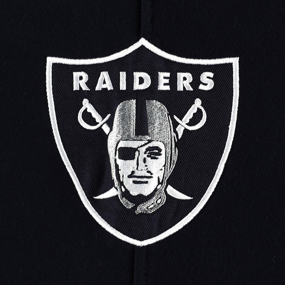 Las Vegas Raiders '47 Gridiron Lace-Up Pullover Hoodie - Heather Gray - 47 brand
