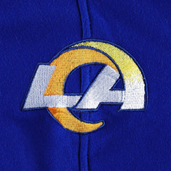 Los Angeles Rams '47 Gridiron Lace-Up Pullover Hoodie - Heather Gray - 47 brand