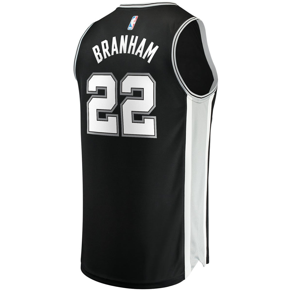 Fanatics Malaki Branham San Antonio Spurs Fast Break Replica Player Jersey Icon Edition Black